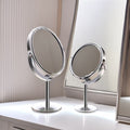 Makeup mirror desktop desktop rotatable magnifying glass princess mirror double-sided dressing mirror mirror for home storage home
