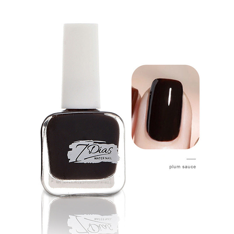Nail polish manicure shop no-bake quick-drying long-lasting non-tearable fall and winter water-based non-peelable transparent nude nail polish