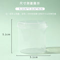 Plastic powder puff box small finger powder puff box packaging box boxed dustproof portable cover jewelry storage box