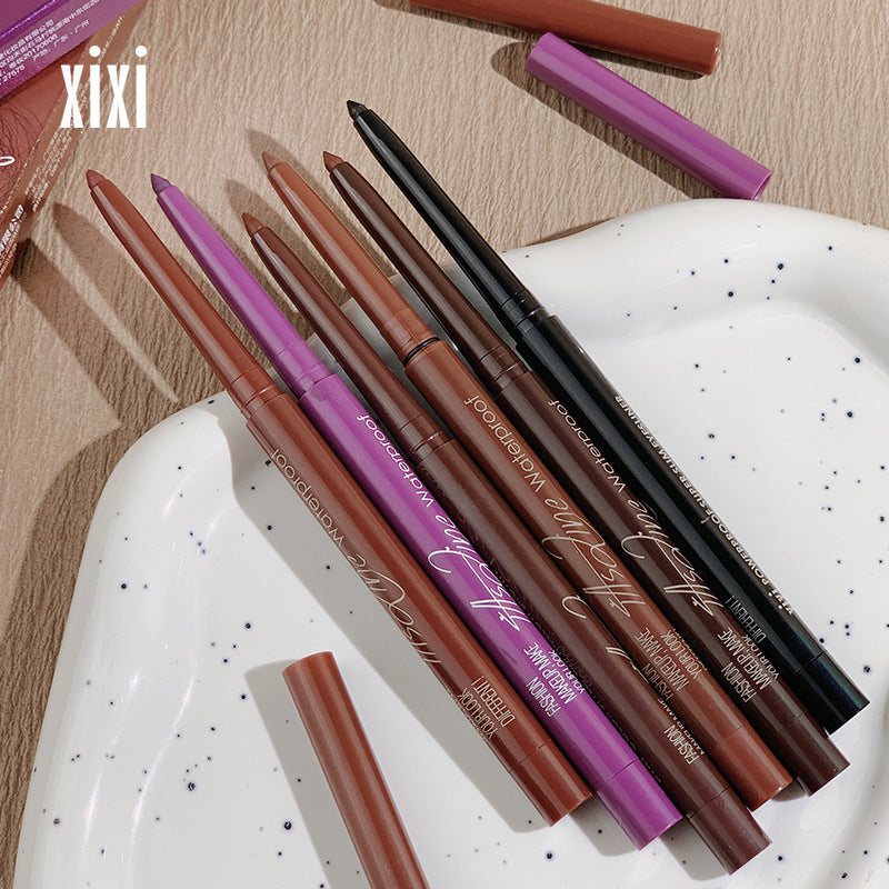Makeup xixi eyeliner gel pen for women beginners long-lasting waterproof non-smudge outline eyelids to matte silkworm pen