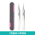 No. 5 straight clip + no. 5 curved clip + plastic box