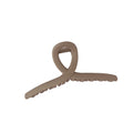 Brown series cross large gripper early autumn new arrival frosted hair clip frenchcasualelegantretro shark clip hair accessories