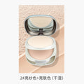 Makeup lei qi heng yan soft double layer powder set long-lasting oil control waterproof dry and wet dual-use non-removing makeup honey powder cake