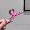 Colorful oil dripping korean cross-border fashionfashioncasual pencil classy women's back of the head shark multi-color hair grip