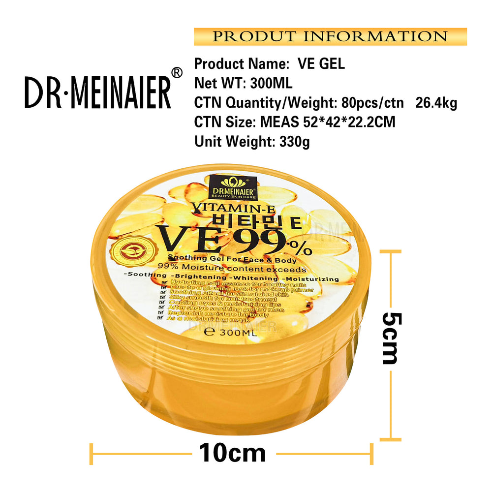 ve gel moisturizing and brightening carrot gel soothing and repairing no-wash facial mask to shrink pores 300g foreign trade wholesale