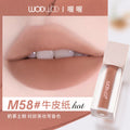 Wodwod soft mist color-locking lightweight matte lip glaze - low saturation, matte finish, enhances complexion, creates a natural "no-makeup" look, whitening lipstick