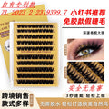 Premium european & american segmented glue-free false eyelashes - 10 rows of dense, self-adhesive, hard band lash extensions set - ready stock wholesale