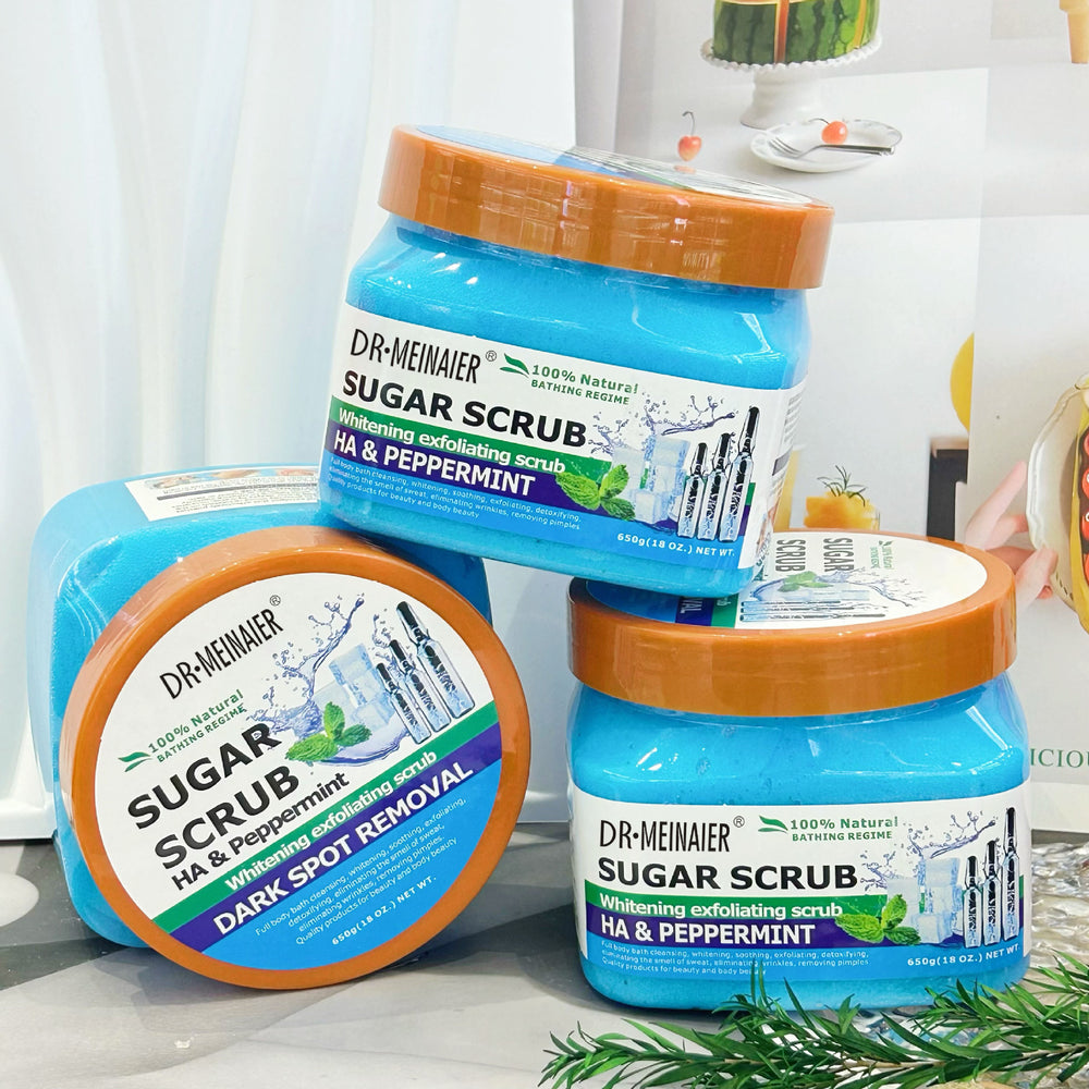mint sea salt bath scrub 650g bath salt bath salt scrub cleansing exfoliating chicken skin remover