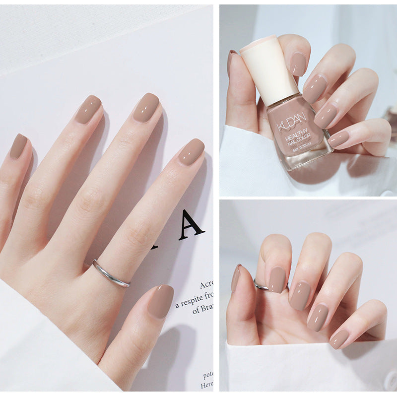 Oily colorful character nail polish, long-lasting, no baking, non-peelable, quick-drying, whitening, non-tearable, cross-border live broadcast nail polish