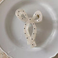 Japanese stylecute polka dot bow clip multi-hair large hair clip easiest for matchgirl back shark clip hair accessories