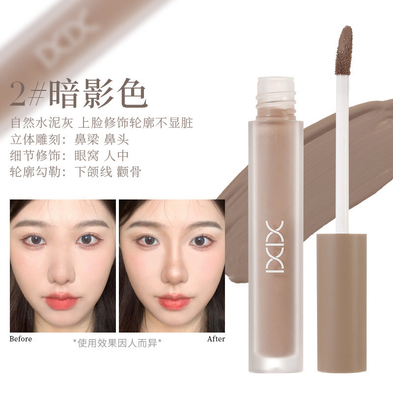 Makeup xixi light and shadow highlighter liquid nose shadow shadow stereo natural contouring facial liquid highlighter