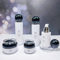 New arrival cosmetic glass bottle lotion refill bottle 40ml press thick sole essential oil bottle 30g cream bottle glass bottle