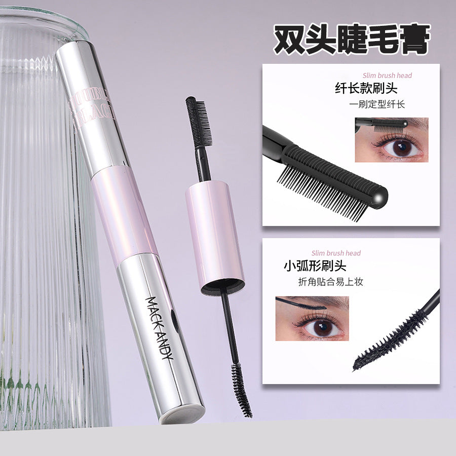 Marco andy long and thick double-ended mascara nature root clear hair-styling long-lasting waterproof sweat-proof non-smudge