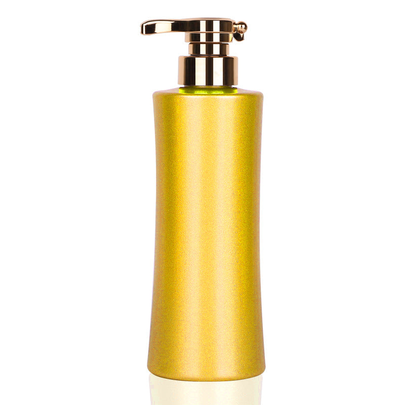 High-end 500ml wash & care travel bottles - flat shoulder pet plastic empty bottles with pump for lotion, shampoo, and body wash