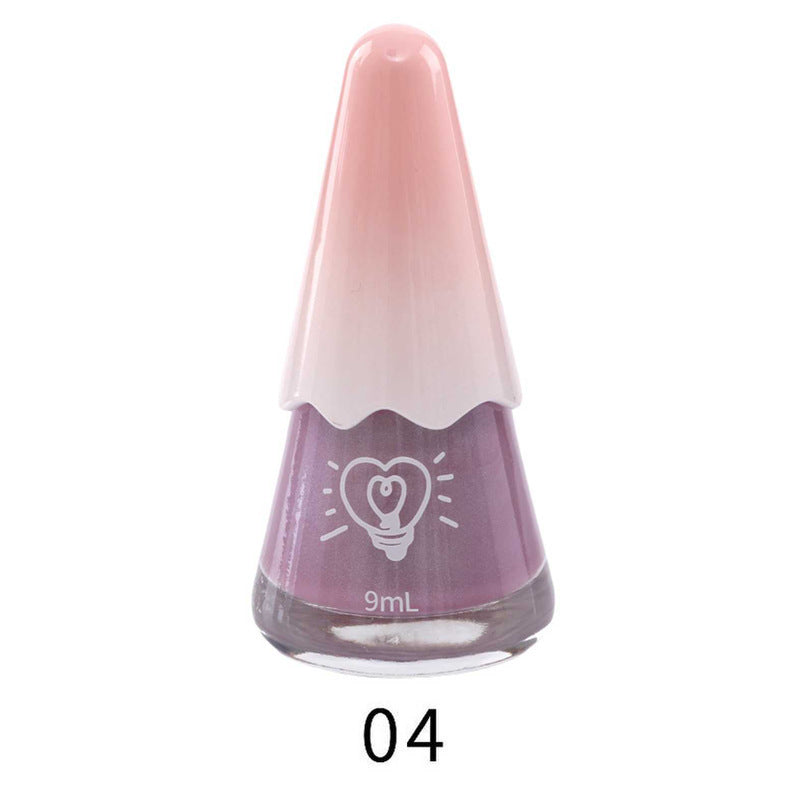 Nail polish, no baking, quick drying, tearable, water-based, peelable, wholesale, autumn and winter, cherry, hand and foot nail polish wholesale