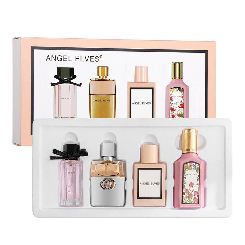 New four-piece perfume set, fragrance blooming set for men and women, cross-border foreign trade gift box wholesale perfumes