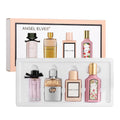 New four-piece perfume set, fragrance blooming set for men and women, cross-border foreign trade gift box wholesale perfumes