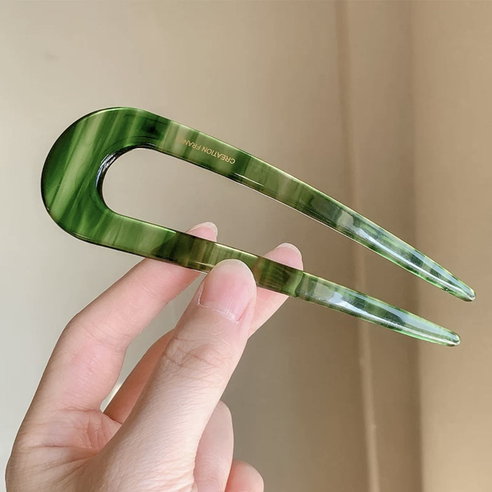 U-shaped hairpin for women, high-end chinese ancient style, new chinoiserie, hairpin, headdress, casual modern daily fixed hairpin