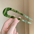 U-shaped hairpin for women, high-end chinese ancient style, new chinoiserie, hairpin, headdress, casual modern daily fixed hairpin