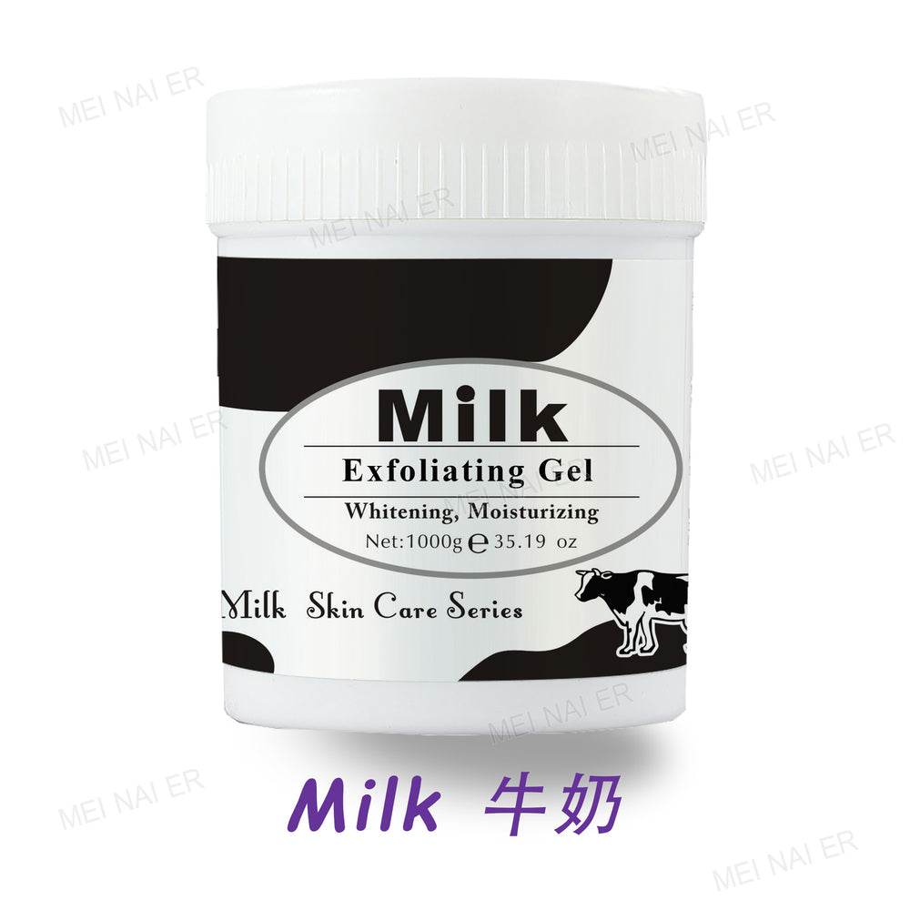 facial and body exfoliating gel, gentle and moisturizing, removes dead skin, deeply cleans pores, and treats body chicken skin