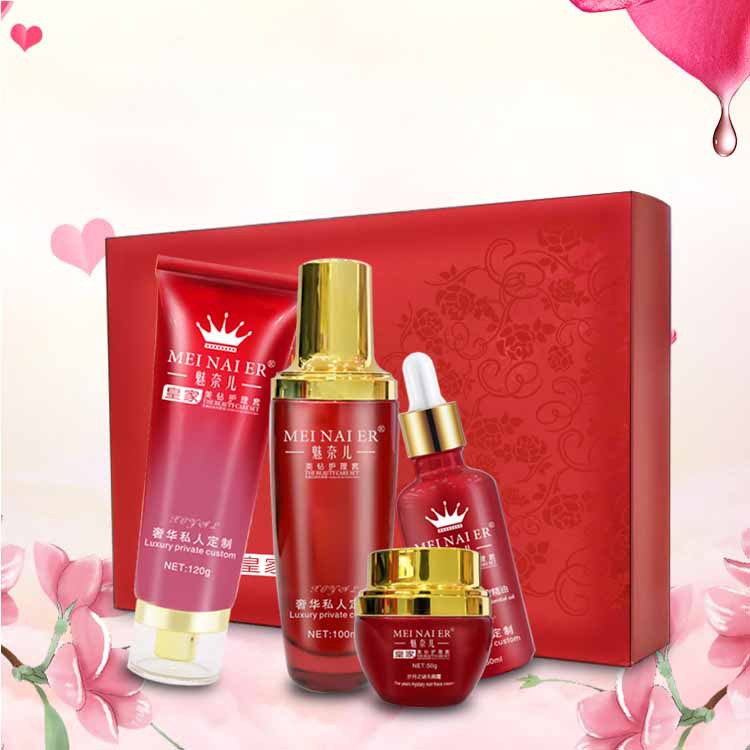 age mystery diamond skin care suit water moisturizing repair brightening skin color water emulsion cosmetic kit