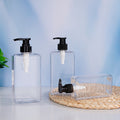 Thick wall lotion square high transparent 200ml300/500ml bottle plastic bottle pet shower gel shampoo body