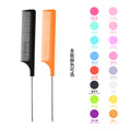 Hot-selling new hair styling comb, pin tail comb, plastic comb with steel pins, pp material, fine teeth, in stock, wholesale, volumizing