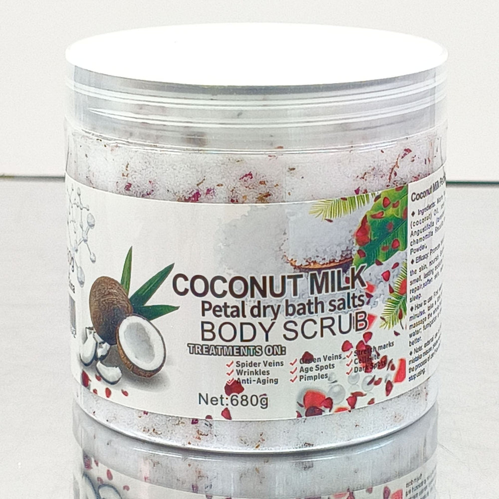 multi-effect bath salt improves chicken skin, deep cleansing and exfoliating petal bath salt bath salt 680g