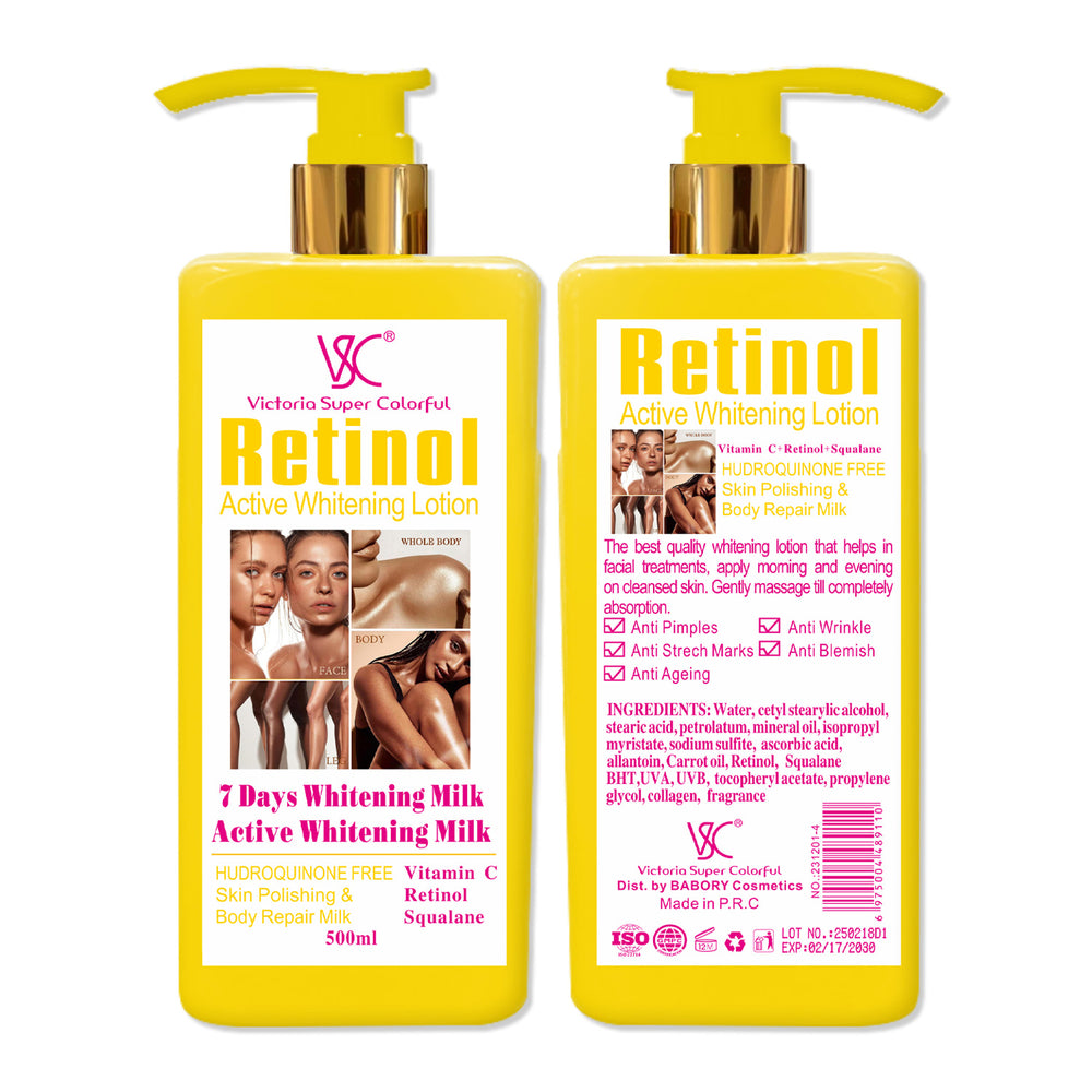 retinol lotion retinol body lotion 500ml moisturizing skin care body cream export wholesale