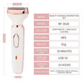 Double-headed epilator electric women's full body shaver for intimate area, underarms, home use, rechargeable, washable, private area trimmer