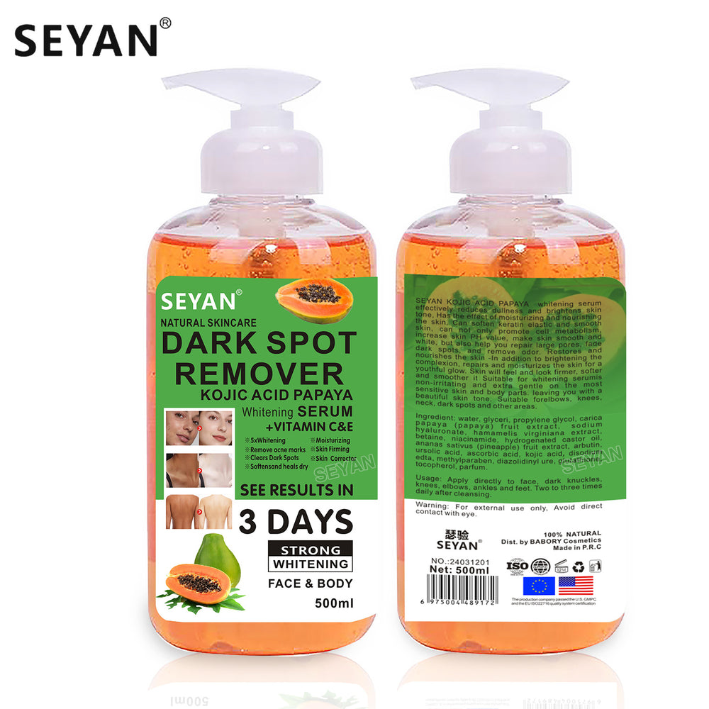 papaya vc original solution gently tightens and moisturizes the skin, facial and body hydrating moisturizing essence, brightening and toning