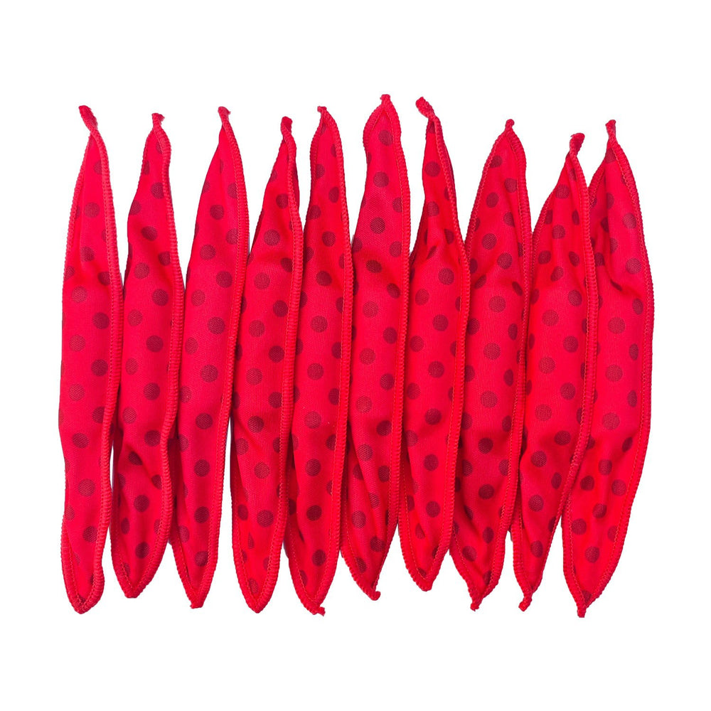 heatless lazy hair curler sponge foam sleep curling iron polka dot curl magic curl available in colors