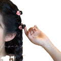 Acrylic casual heart small clip elegant bangs clip classy hair clip women's summer side clip headwear