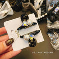 Casual pearl princess head clip small bangs clip broken hair clip hair accessories small clip back head hair clip hair clip for women