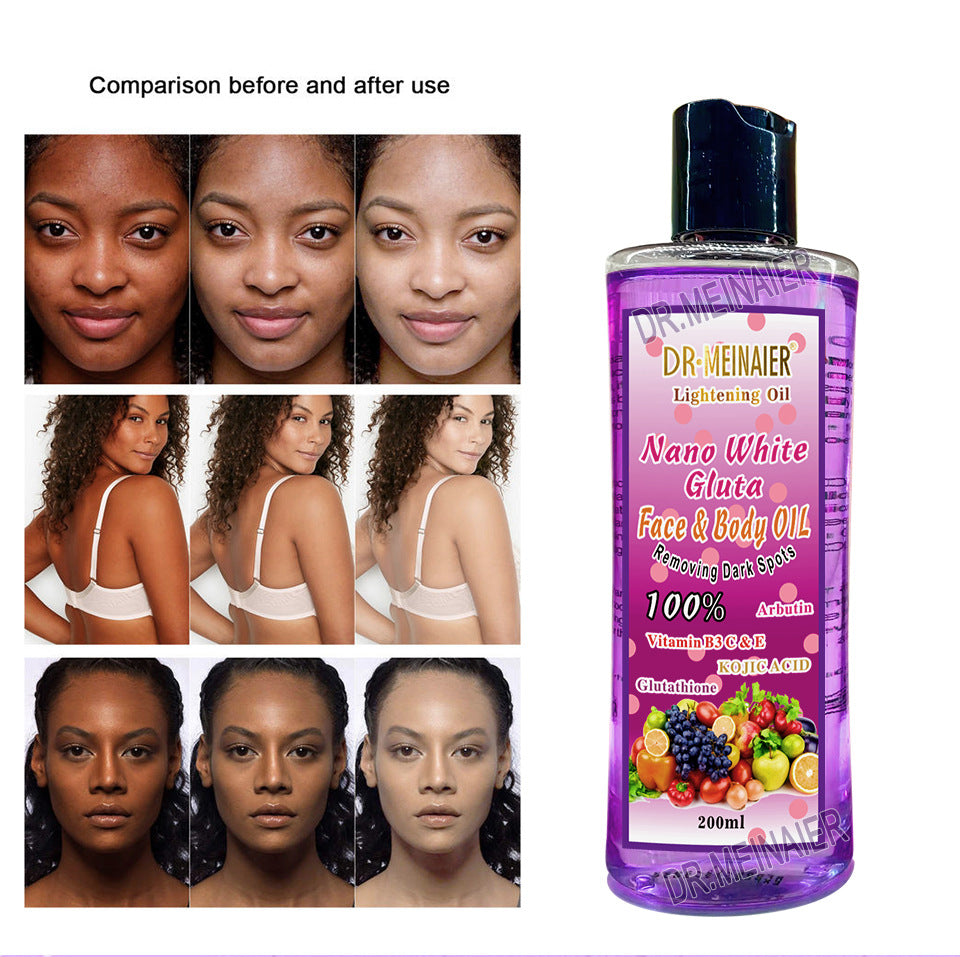 anti-darkening essential oil vc essence oil facial body skin care massage oil smooth compound essential oil argan oil wholesale