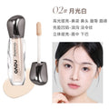 Novo shimmering light highlighting & contouring liquid - brightens face, dark circles, nose shadow, and matte highlight stick