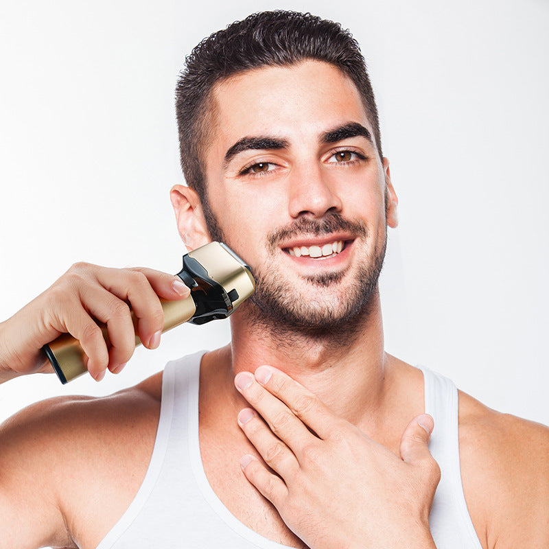 Hot-selling new electric reciprocating shaver, travel-friendly, fully washable, mini beard trimmer - wholesale available