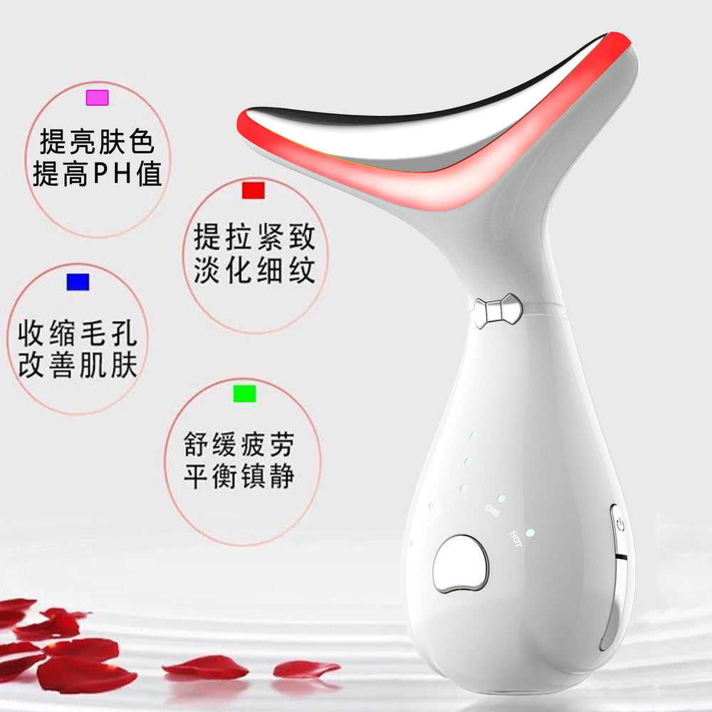 neck beauty instrument, neck wrinkle instrument, micro-current neck and face dual-purpose, nasolabial fold and neck wrinkle massage and lifting instrument