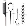 Hair braiding needle, hair braider, hair curler, 8-piece set, hair styling hair accessories, hairdressing tools, fishbone braid, steel needle comb