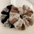 Fall and winternew arrivaldouble wool large intestine hair tiefrenchretroclassy headband ponytail rubber band hair accessories wholesale