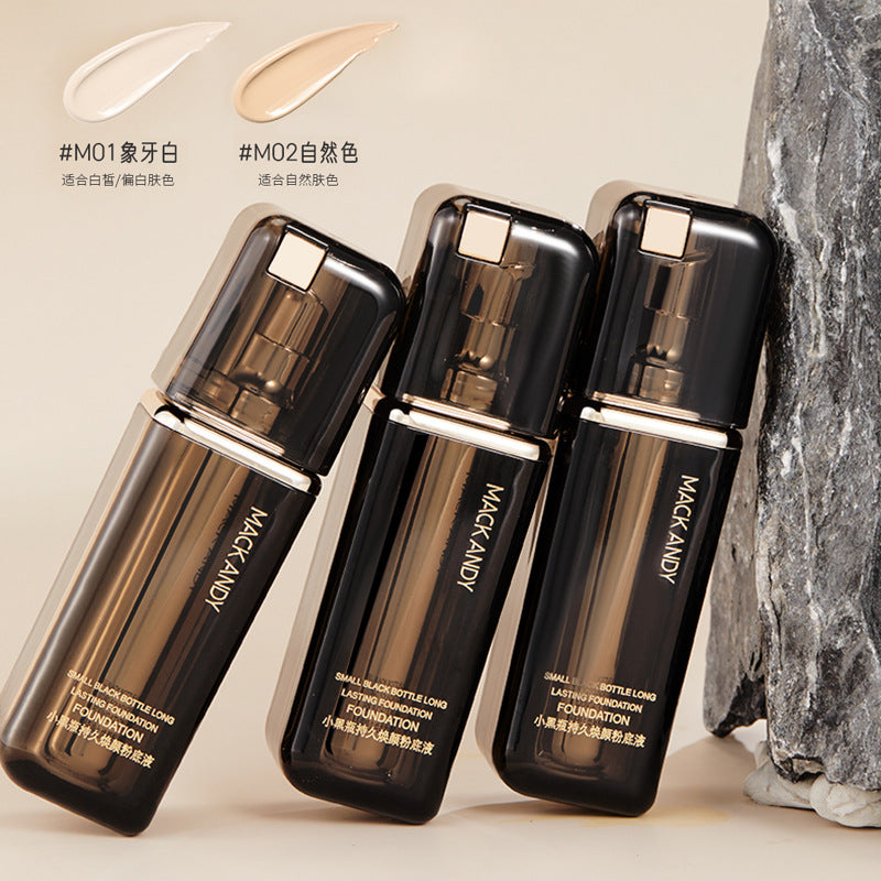 Marco andy little black bottle long-lasting rejuvenating liquid foundation concealer oil control long-lasting waterproof anti-sweat non-removing makeup foundation cream