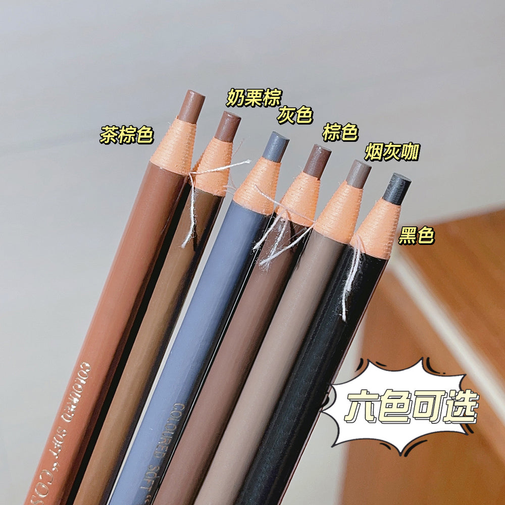 Professional studio-grade hense 1818 pull-string eyebrow pencil - waterproof, sweat-proof, smudge-proof, and long-lasting. perfect for beginners - peel-off eyebrow pencil