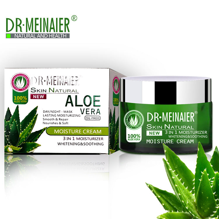 exclusive aloe vera moisturizing and repairing cream essence cream double moisturizing, brightening and nourishing cream foreign trade wholesale
