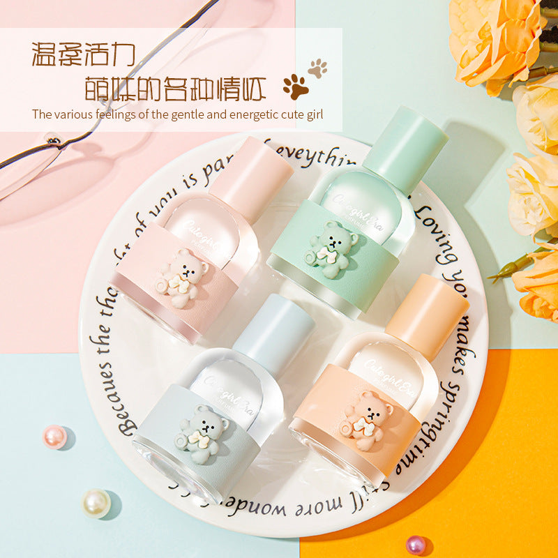 Oddis bear perfume student girl long-lasting light fragrance fresh floral and fruity fragrance women's perfume 30ml