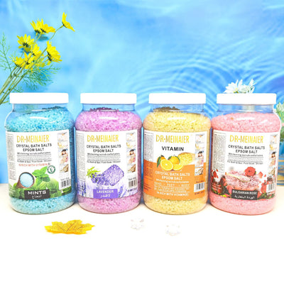 Large bucket of bath salt, natural coarse salt, foot bath, body cleansing, cuticle, chicken skin crystal, sea salt spa cross-border