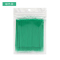 Cleaning swabs for eyelash extensions - quick removal, cleansing eye lashes, fine cotton lash makeup remover tool (specialized)
