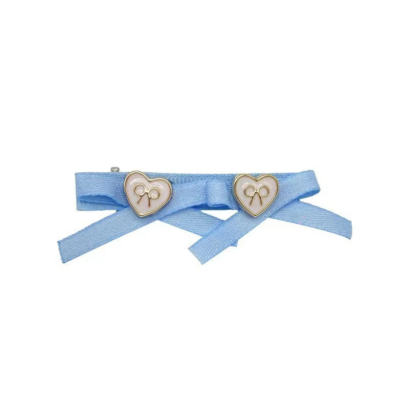 Want pure ribbon hair clip cute casual one-word clip bows bangs clip easiest for match hair accessories sweet side clip jewelry for women