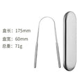 Factory direct u-shaped oral cleaning tool tongue scraper stainless steel tongue cleaner tongue scraper tongue cleaning