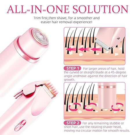 Double-headed electric epilator for women, intimate area shaver, unisex full body hair removal device - cross-border bestseller, wholesale hair removal device