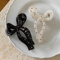 Japanese stylecute polka dot bow clip multi-hair large hair clip easiest for matchgirl back shark clip hair accessories